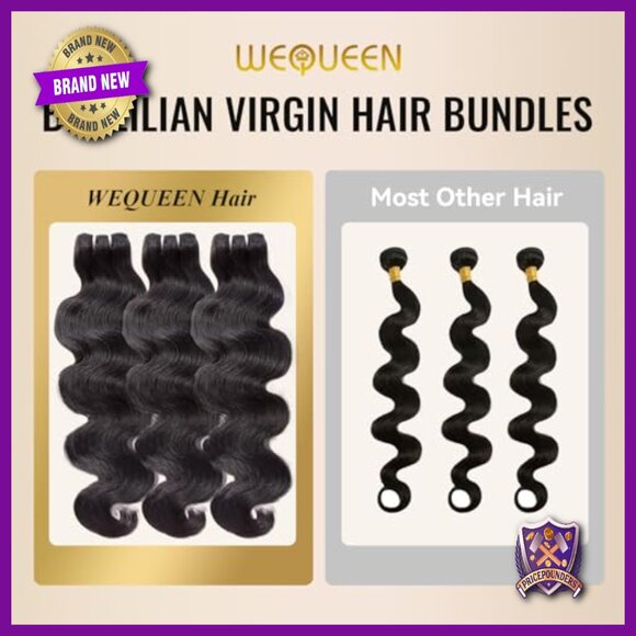 Brazilian Virgin Hair Extensions 22 Inch Body Wave Bundles Silky Soft main image 4